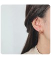 Silver Stud Earring STS-6107-GP